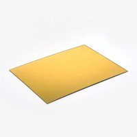 3mm AULEN Thick Anti-Scratch golden Mirror Acrylic Sheet for Decoration